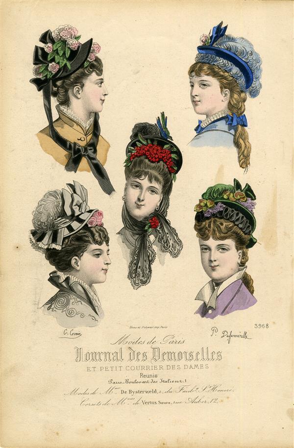 Modes de Paris, Journal des Demoiselles et Petit Courrier des Dames Réunis