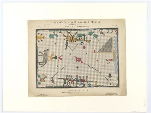Beyer's farbige Kreuzstich-Muster