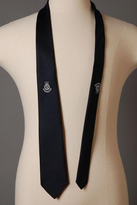 Stropdas van donkerblauw polyester van herenuniform Leger des Heils