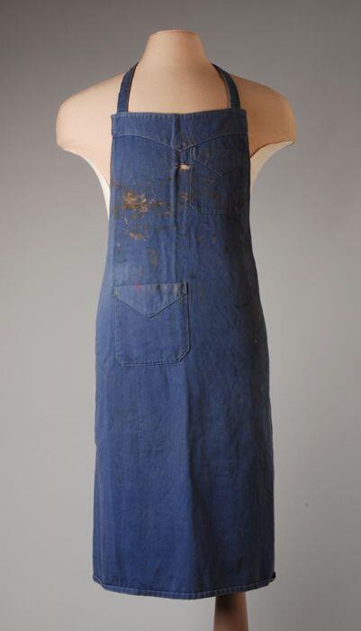Denim schort