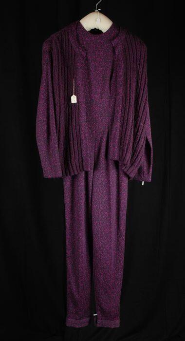 Mouwloze catsuit van jacquard tricot