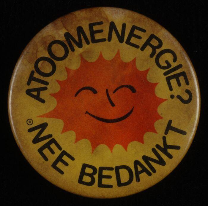 Button "Atoomenergie? Nee bedankt"