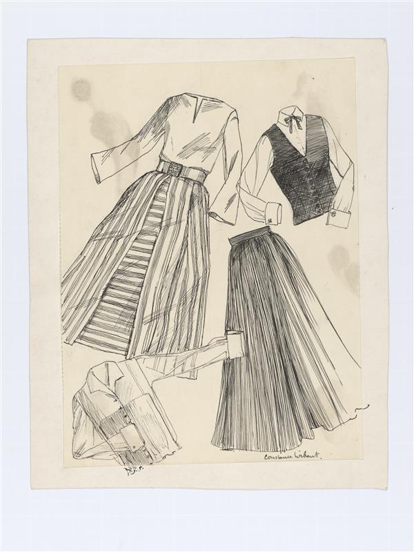 Illustratie van zwevende kleding Beeuwkes