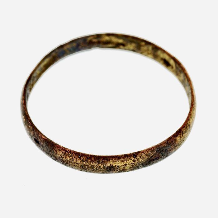 Kleine koperen ring, onversierd