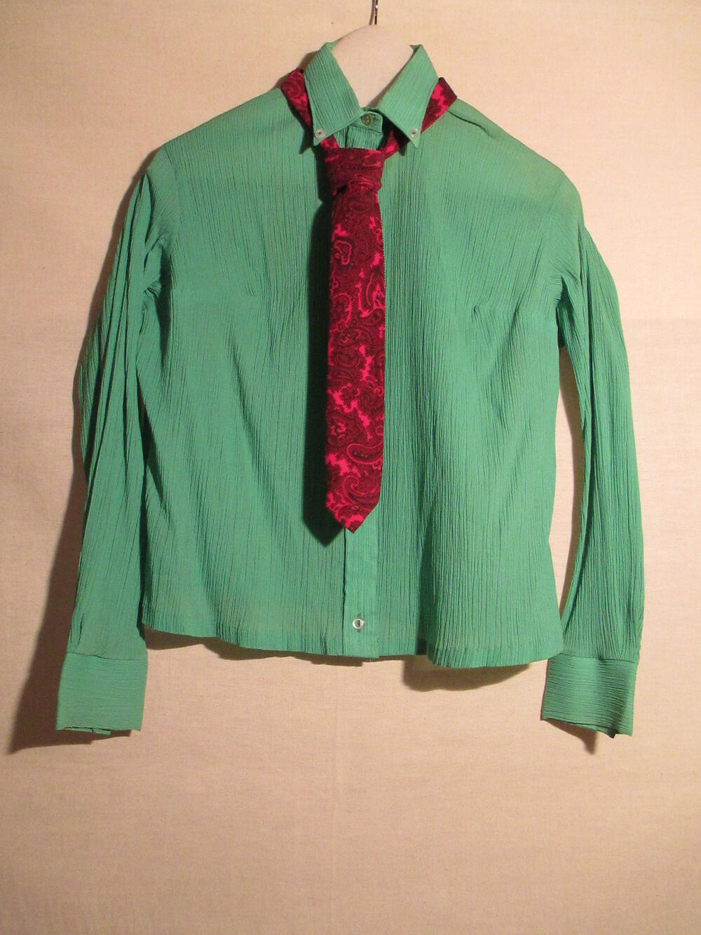 Meisjesblouse met das
