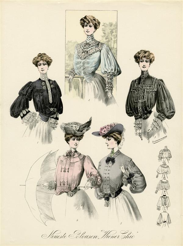 Neueste Blousen “Wiener chic”
