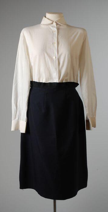 Rok en hemd van damesuniform Leger des Heils