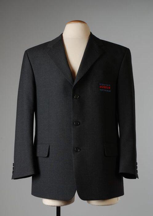 Uniform suppoost "Historisch Museum Rotterdam" van grijs trevira