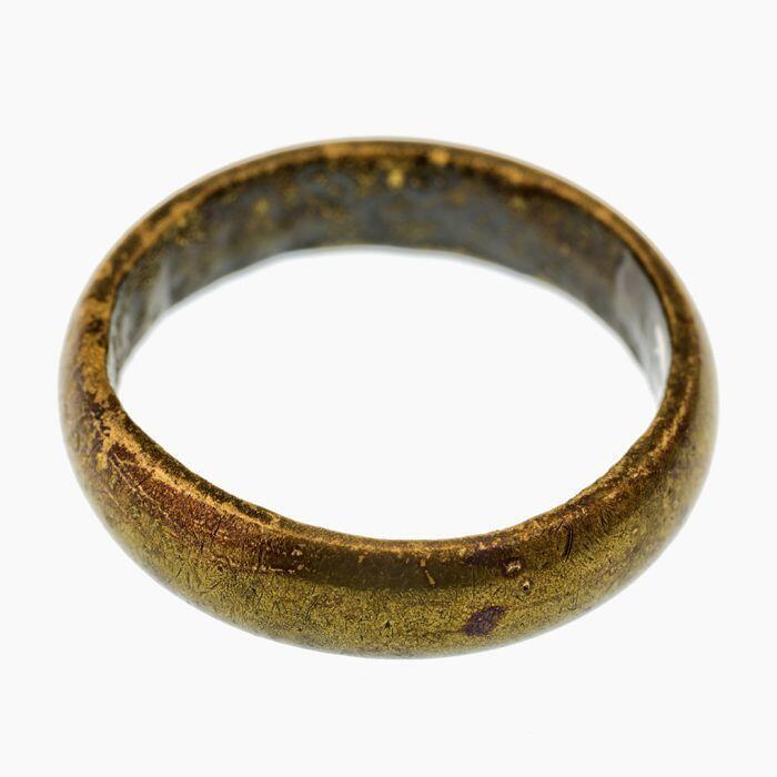 Koperen of bronzen ring, trouwring