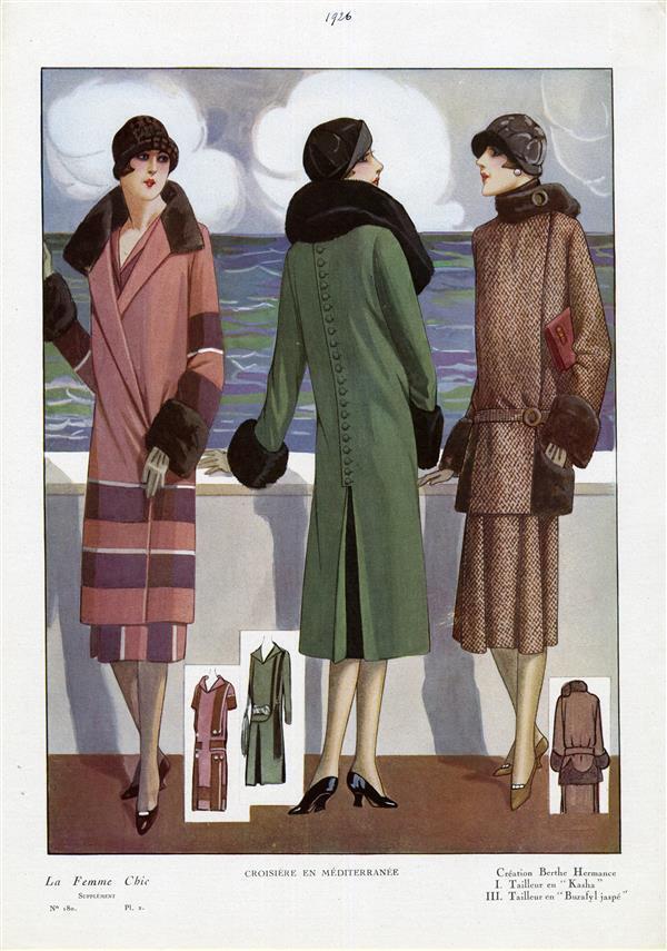 'Croisière en Mediterranée. Création Berthe Hermance'