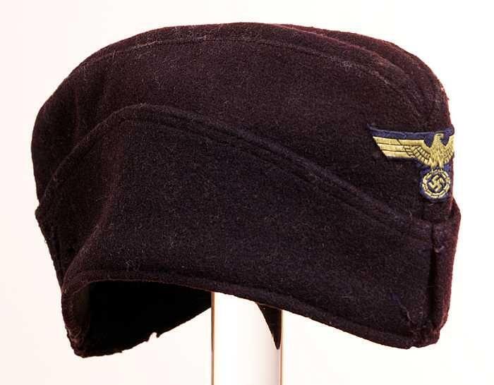 Kwartiermuts van donkerblauw laken, uniform Deutsche Kriegsmarine