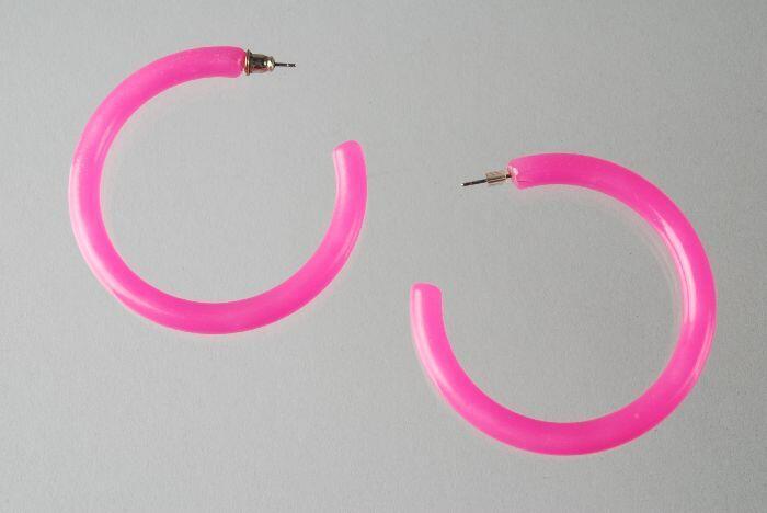 Roze oorbellen