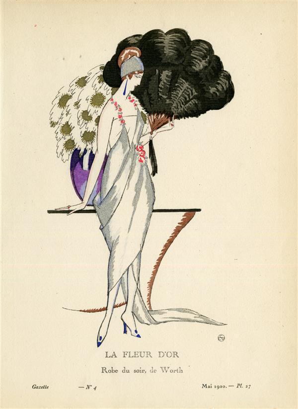 La Fleur d'Or, Robe du soir, de Worth