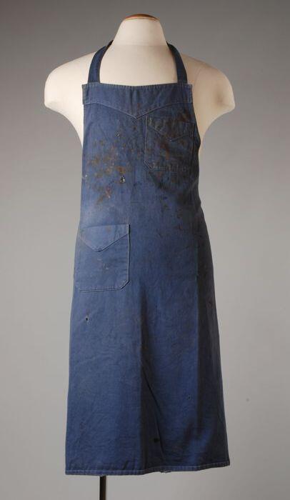 Denim schort