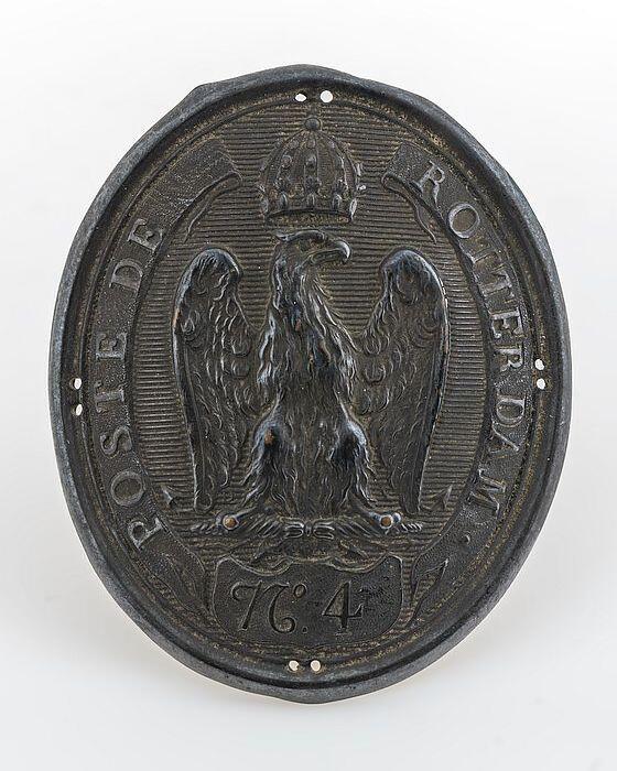 Medaille van de post te Rotterdam in de Franse tijd