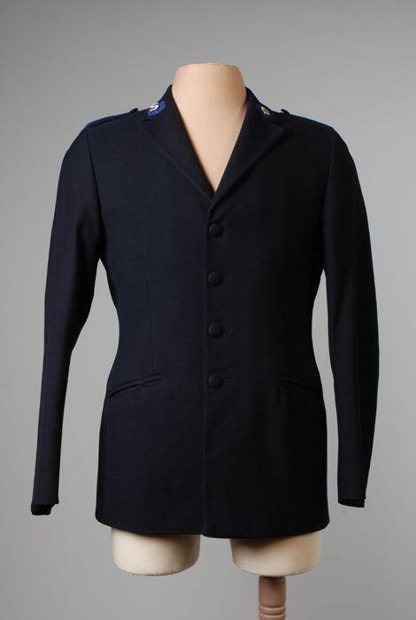 Colbert van donkerblauwe keper van herenuniform Leger des Heils