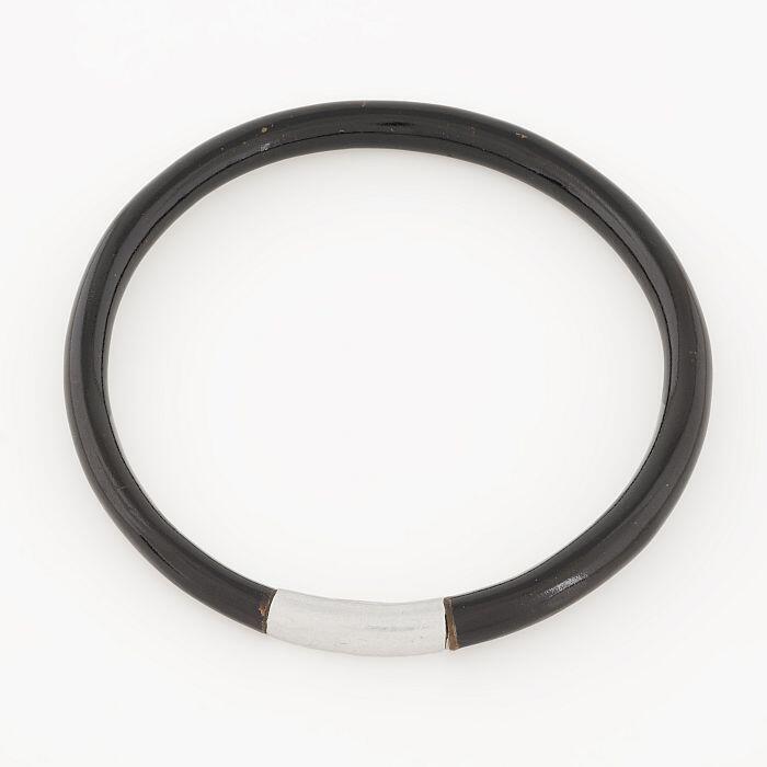 Zwarte bamboe armband