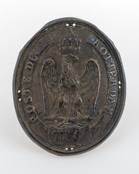 Medaille van de post te Rotterdam in de Franse tijd