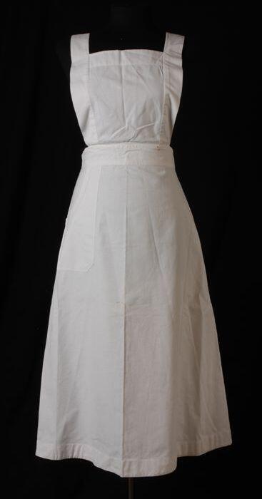 Witte schortjurk