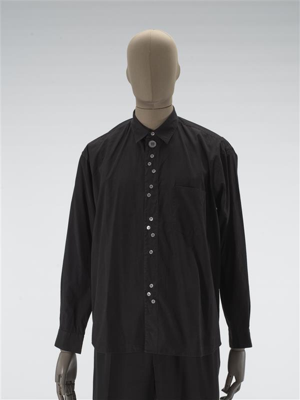 Rokhemd bij  avondkleding met gesteven manchetten en plastron