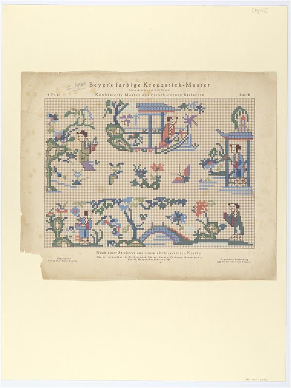 Beyer's farbige Kreuzstich-Muster