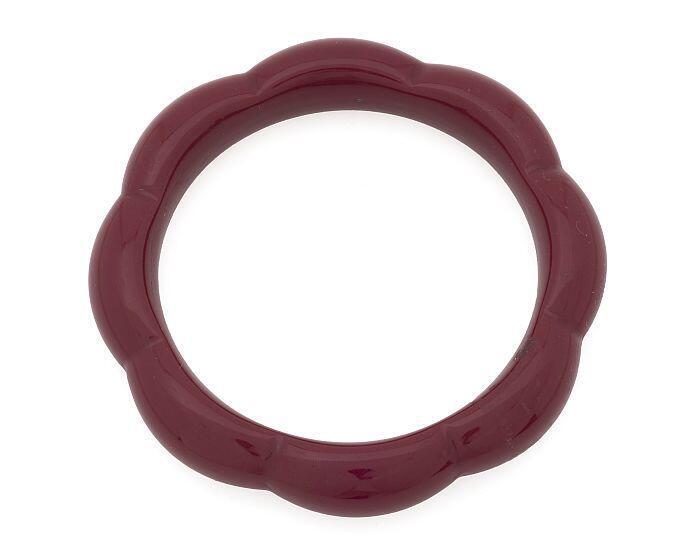 Bordeauxrode kunststofarmband