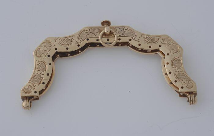 Gouden tasbeugel