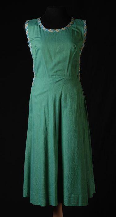 Groen schort, overgooier