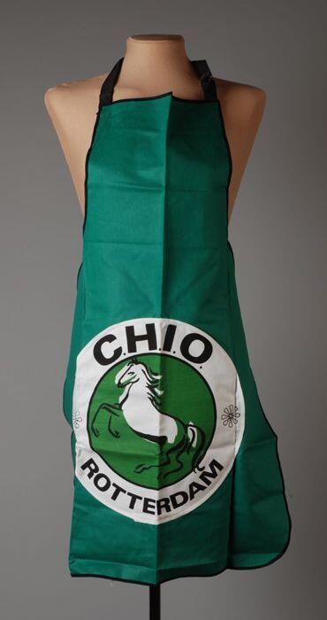 Groen schort "CHIO"