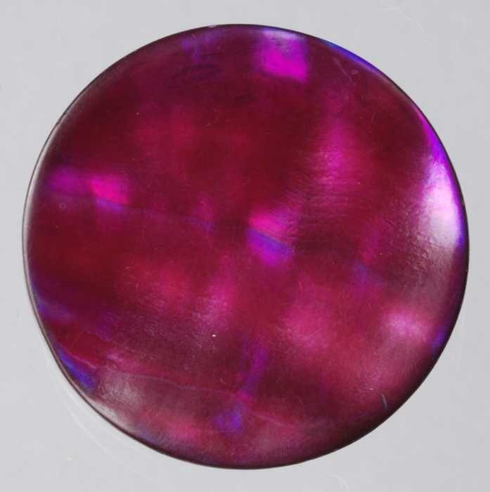 Ronde violette paarlemoer knoop