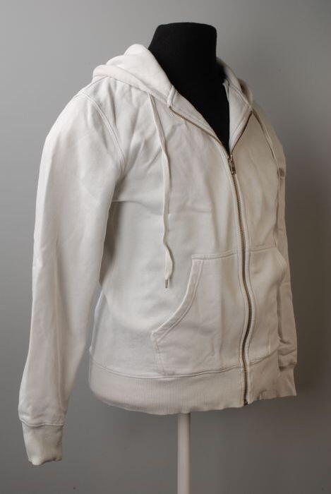 Witte hoodie, vest met capuchon, merk L.O.G.C.