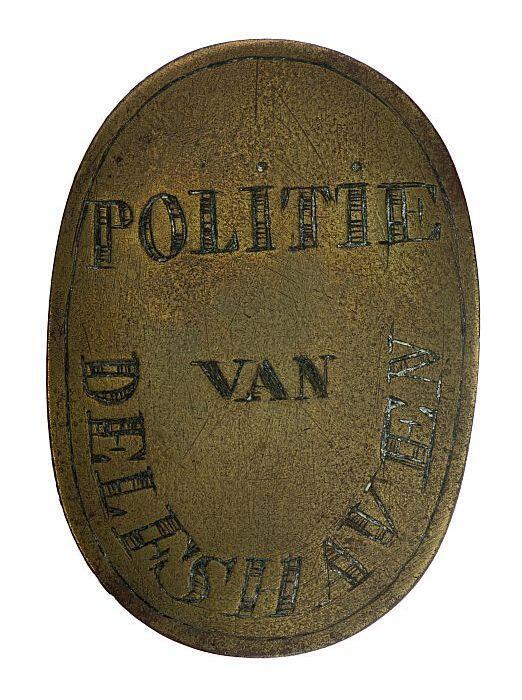 Koppelplaat politie Delfshaven