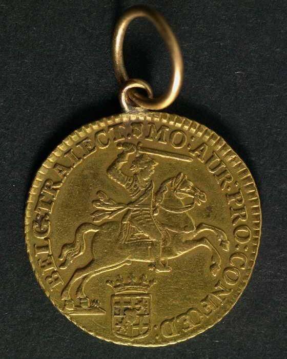 Halve gouden rijder 1760 van Utrecht