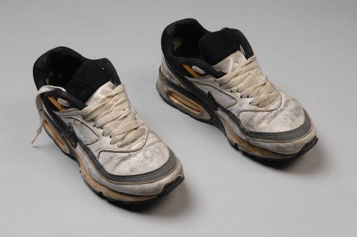 Wit/zwarte sportschoen "Nike Air Max"