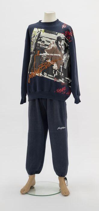 Blauw trainingspak van merk Johnny Blaze