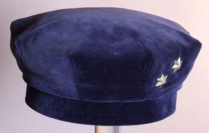 Donkerblauwe schoolbaret voor meisjes