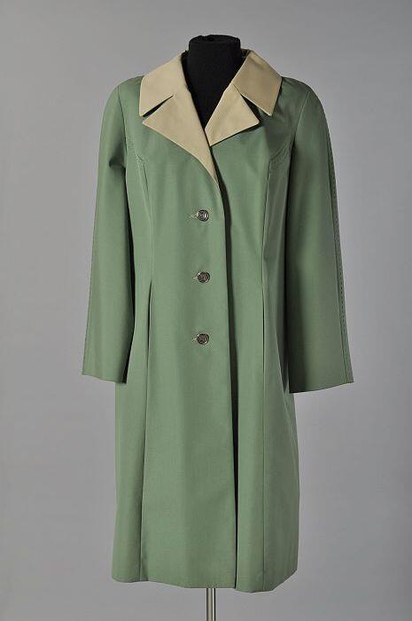 Groene dames regenmantel
