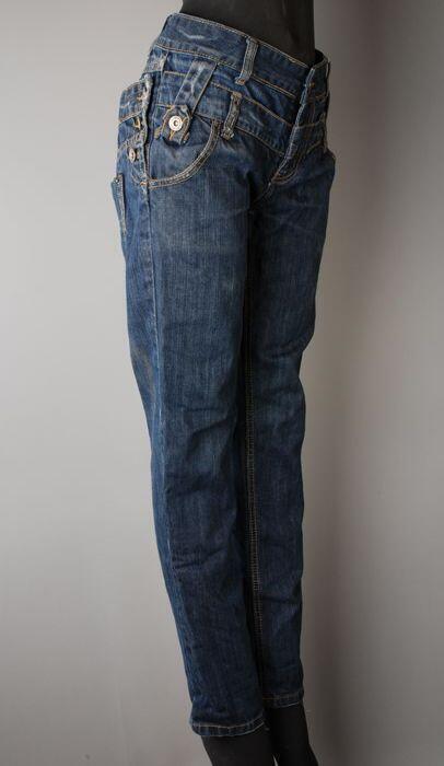 Blauwe spijkerbroek, merk Cherry Jeans, maat EUR 40
