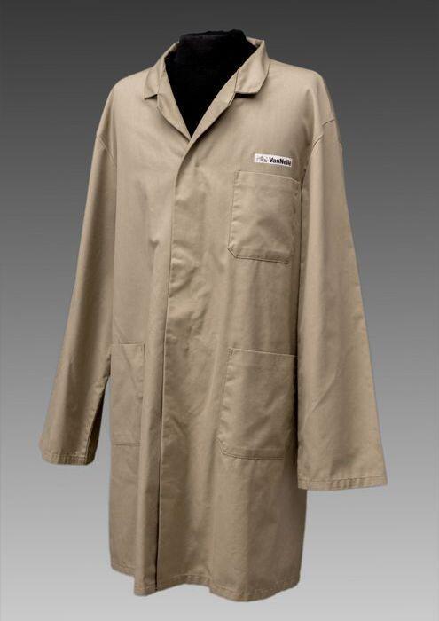 Beige stofjas van Van Nelle
