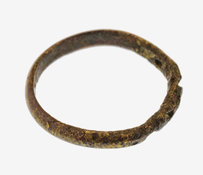 Koperen ring, model klassieke trouwring