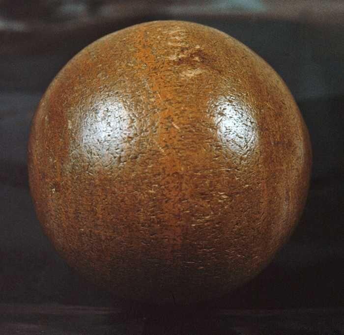 houten stopbal of maasbal