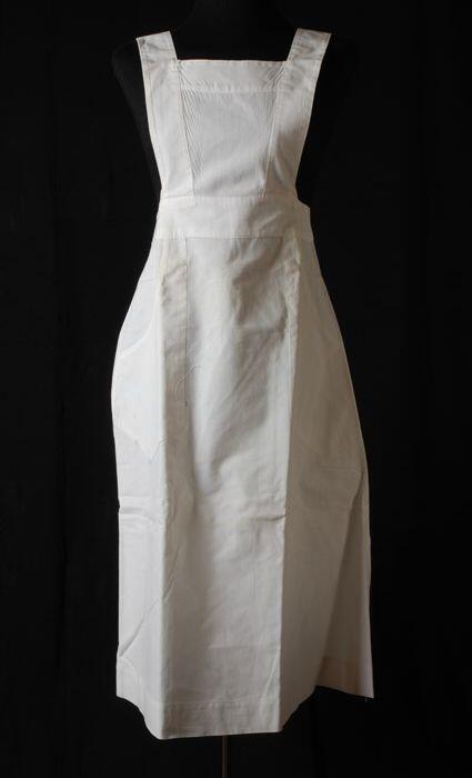 Uniformschort van wit katoen