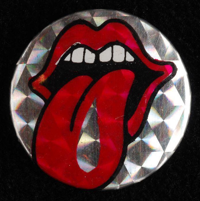 Button met logo van 'The Rolling Stones'