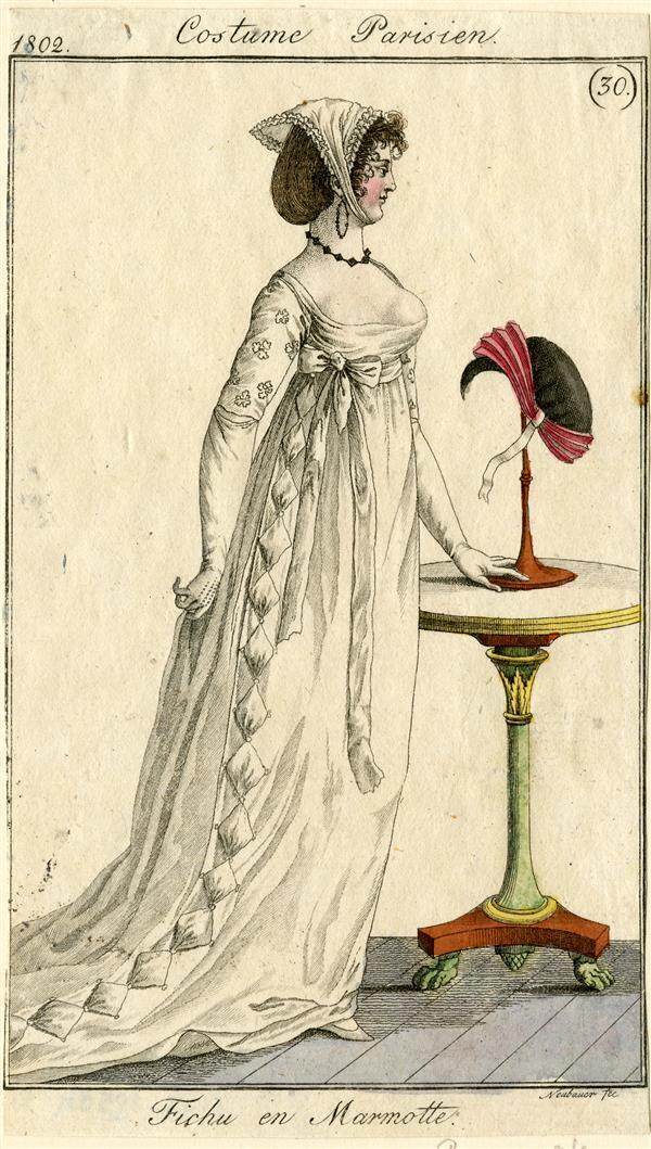 Costume Parisien 'Fichu en Marmotte'