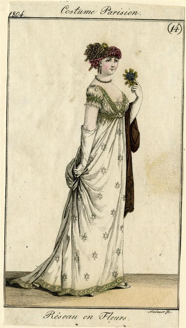 Costume Parisien 'Réseau en Fleurs'