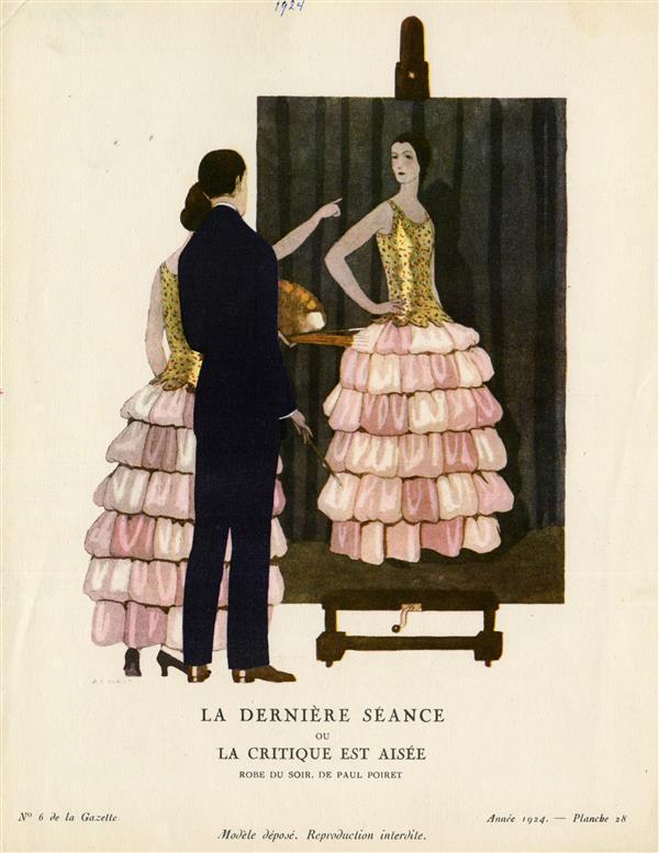 La Dernière Séance ou La Critique est Aisée, Robe du Soir, de Paul Poiret