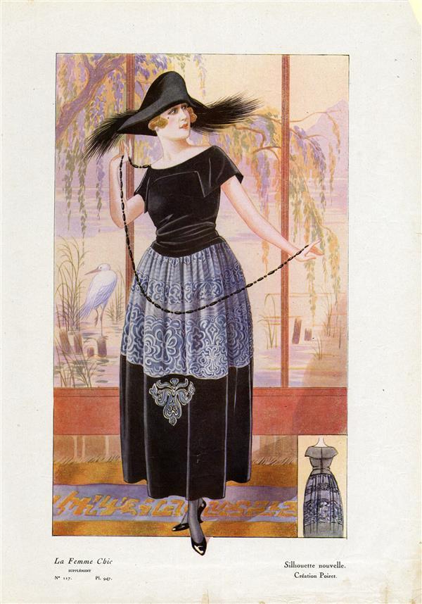 La Femme Chic, Silhouette Nouvelle, Création Poiret
