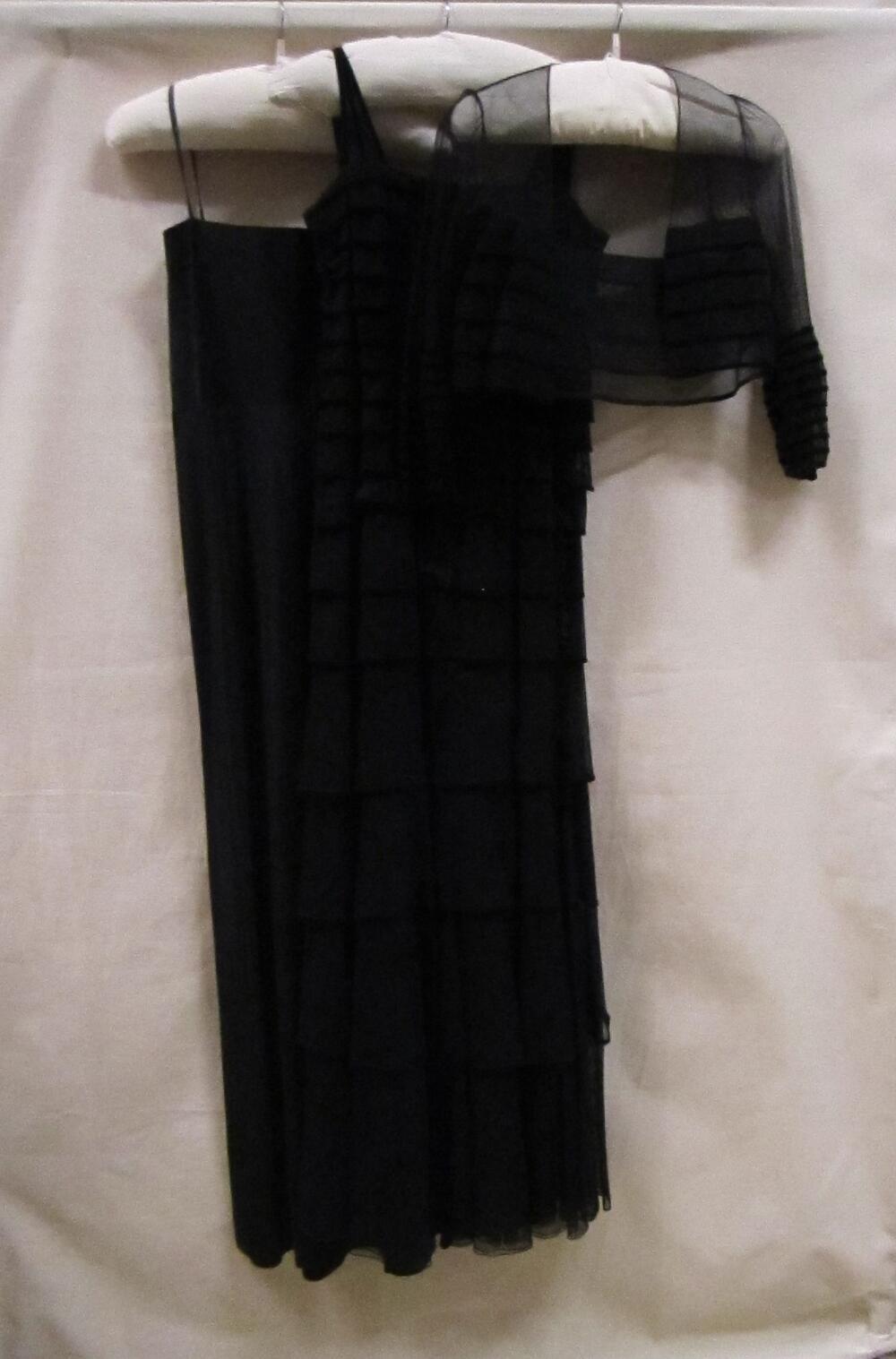 Avondjapon met onderjurk en bolero