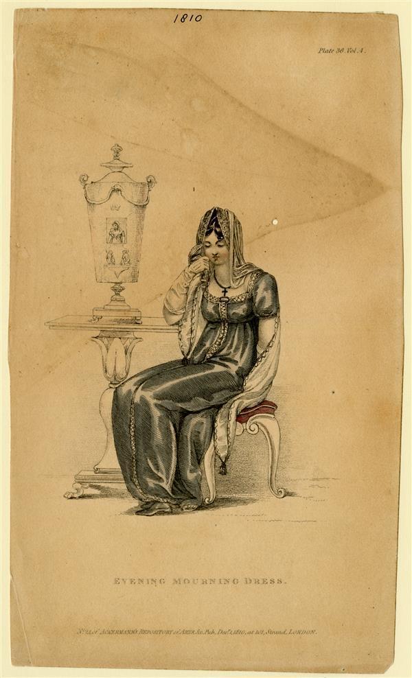 Evening Mourning Dress