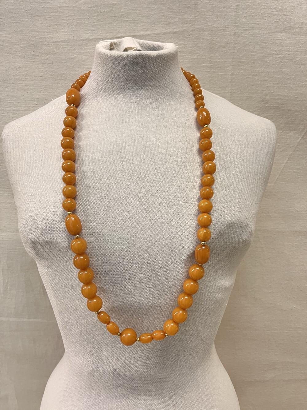 Ketting, imitatie-amber